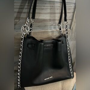 Michael Kors Black Chain Strap Shoulder Bag